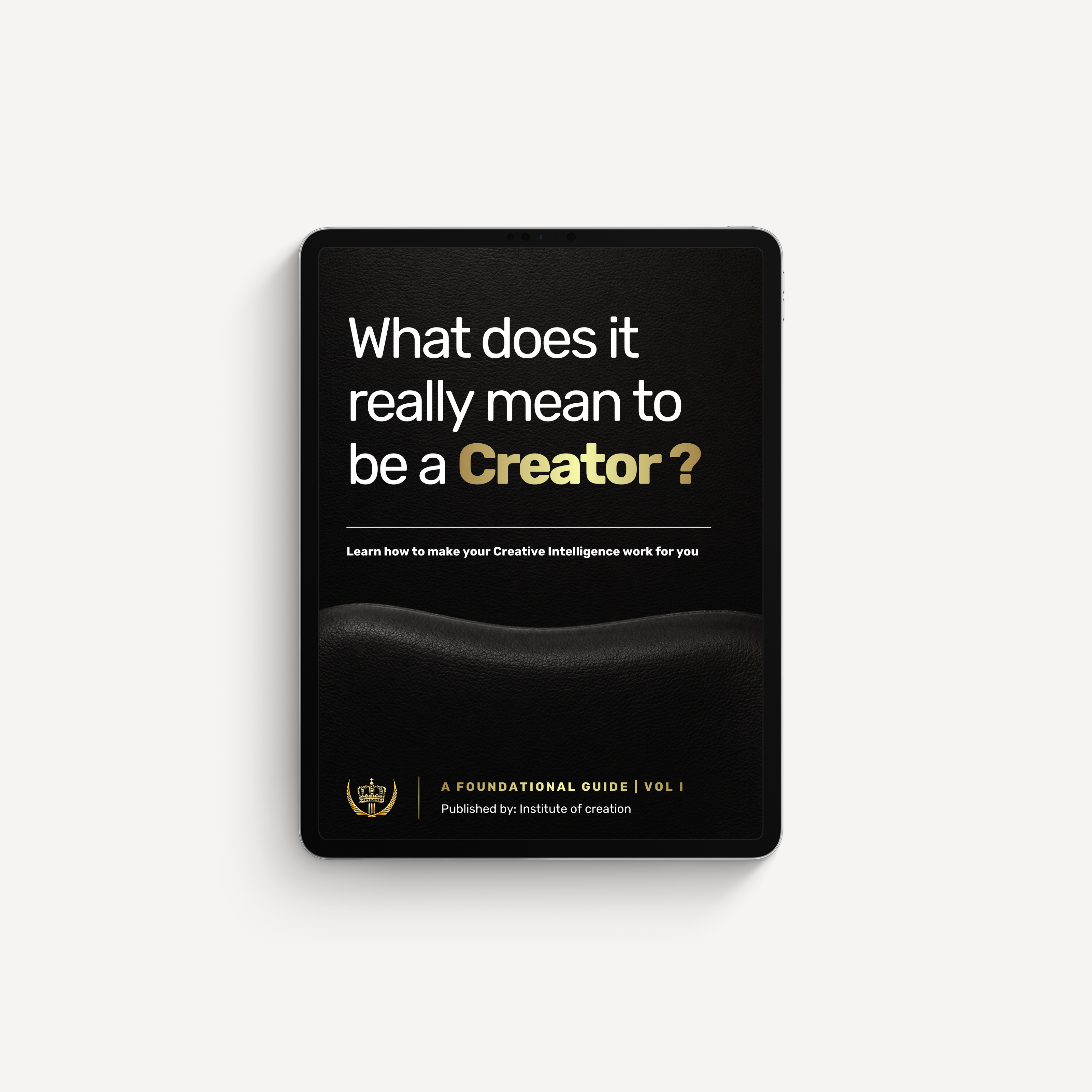 What does it really mean to be a Creator?