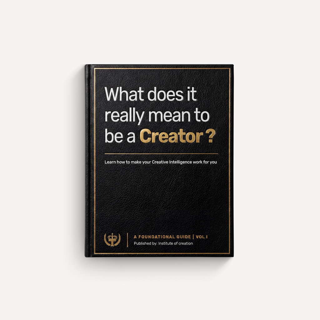 What does it really mean to be a Creator?